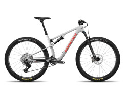 celoodpruen horsk bicykel 29 Santa Cruz Blur 4C Matte Silver GX1 AXS TR 2024